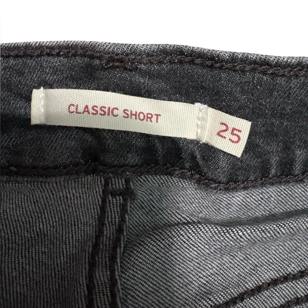 Levi's Black Jean Shorts for Women - Picture 9 of 10